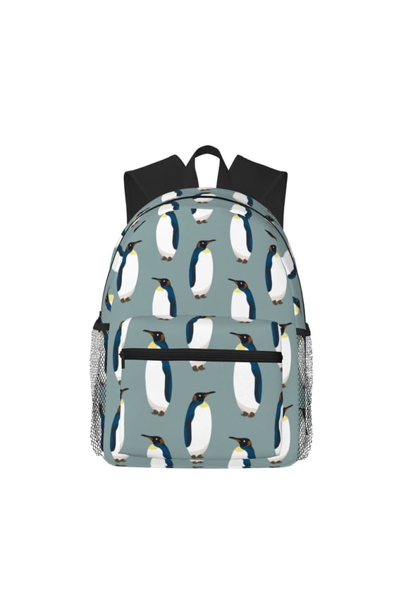 Backpack for Men and Women Durable Lightweight Travel Backpack with Laptop Compartment, School & Work Daypack-Penguin