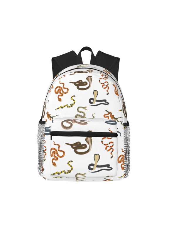 Backpack for Men and Women Durable Lightweight Travel Backpack with Laptop Compartment, School & Work Daypack-Snake