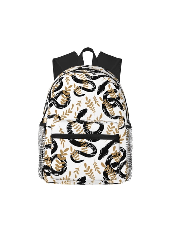 Backpack for Men and Women Durable Lightweight Travel Backpack with Laptop Compartment, School & Work Daypack-Snake