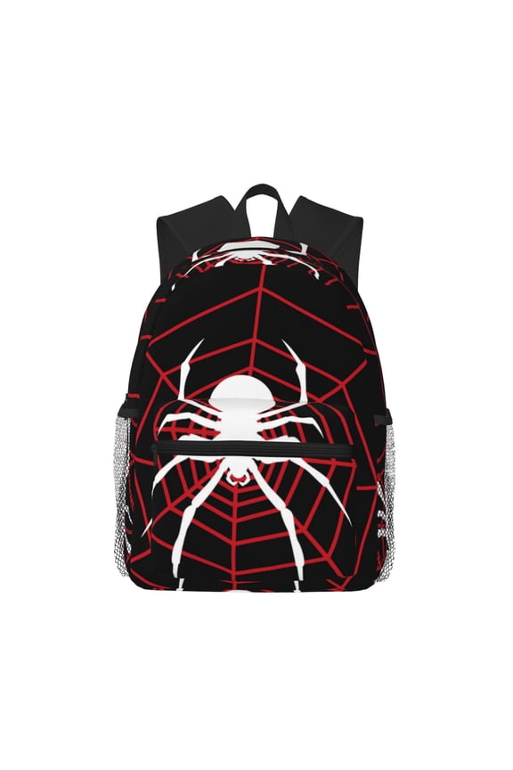 Backpack for Men and Women  Durable Lightweight Travel Backpack with Laptop Compartment, School & Work Daypack-Spider On The Web