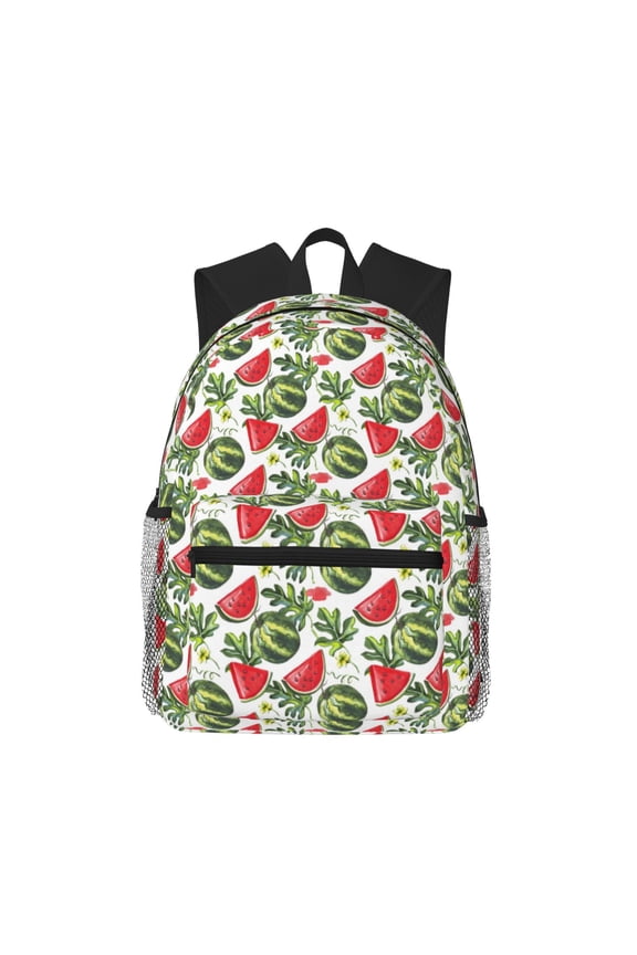 Backpack for Men and Women Durable Lightweight Travel Backpack with Laptop Compartment, School & Work Daypack-Watermelons