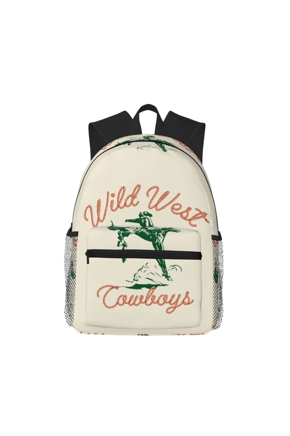 Backpack for Men and Women Durable Lightweight Travel Backpack with Laptop Compartment, School & Work Daypack-West Cowboys
