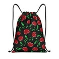thumbnail image 1 of Kuqiui Cherry Print Drawstring Backpack Drawstring Bags,Draw String Back Bag Drawstring Bags for Sports,Gym,Travel,Swimming,Beach, 1 of 8