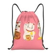 thumbnail image 1 of Kuqiui Cute Cat Print Drawstring Backpack Drawstring Bags,Draw String Back Bag Drawstring Bags for Sports,Gym,Travel,Swimming,Beach, 1 of 8