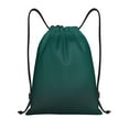 thumbnail image 1 of Kuqiui Dark teal green Print Drawstring Backpack Drawstring Bags,Draw String Back Bag Drawstring Bags for Sports,Gym,Travel,Swimming,Beach, 1 of 8