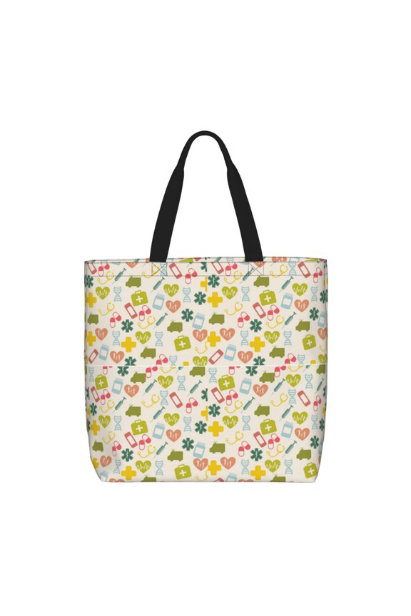 Dish Drying Mat,24*18 inch Absorbent Dish Drainer Kitchen Counter,Large Size Dish Drying Pad for Countertops,Sinks,Draining Racks(Medical Icons)