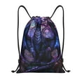 thumbnail image 1 of Kuqiui Fantasy Dragon In Cathedral Print Drawstring Backpack Drawstring Bags,Draw String Back Bag Drawstring Bags for Sports,Gym,Travel,Swimming,Beach, 1 of 8