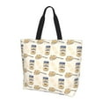 thumbnail image 1 of Kuqiui Peanuts Print Tote Bag,Zipper Tote Bag for Women,Tote Bag Inner Pocket Pattern Lightweight Daily Bag Book Bag, 1 of 9