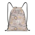 thumbnail image 1 of Kuqiui Safari Animals Print Drawstring Backpack Drawstring Bags,Draw String Back Bag Drawstring Bags for Sports,Gym,Travel,Swimming,Beach, 1 of 8