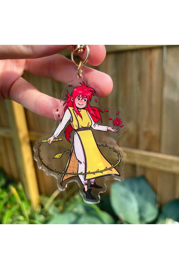 Kurama Keychain | 3 Inch Anime Acrylic Charm