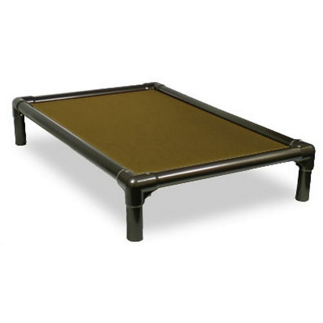 Kuranda Orthopedic Chewproof Elevated Dog Bed Indoor Walnut PVC