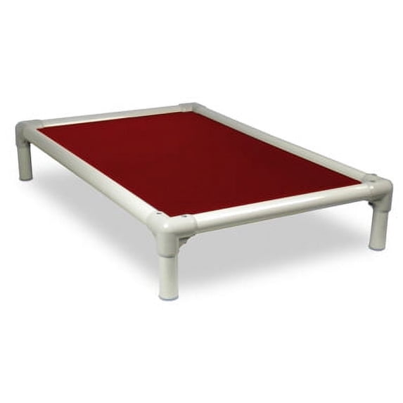 Kuranda Orthopedic Chewproof Elevated Dog Bed - Outdoor - Almond PVC Frame