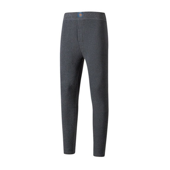 Kureaily Autumn/Winter 2024 Men's Warm And Fleece Thickened Wool Thermal Pants