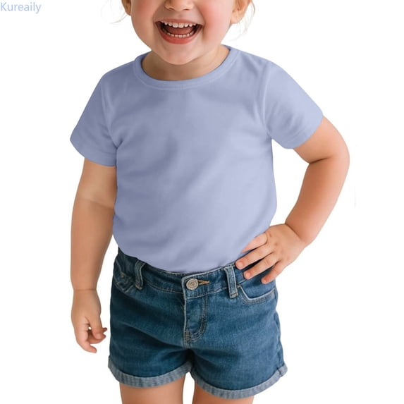 Kureaily Baby Kids Boys Girls Casual Tops For Lightweight Short Sleeve T Shirt Top For 1 6 Years Old 3-4 Years