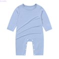 thumbnail image 1 of Kureaily Baby Pajamas Long Sleeve Rompers Snap Closure Sleeper For Boy Girls 3-6 Months, 1 of 5