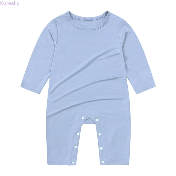 Kureaily Baby Pajamas Long Sleeve Rompers Snap Closure Sleeper For Boy Girls 3-6 Months