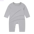 thumbnail image 1 of Kureaily Baby Pajamas Long Sleeve Rompers Snap Closure Sleeper For Boy Girls 6-9 Months, 1 of 5