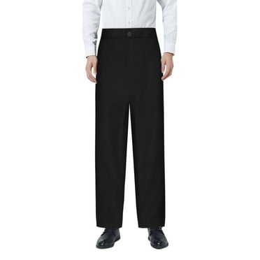 Kureaily Boys Flat Front Dress Pants Adjustable Waist Front Pockets Straight Leg Fit Pants 3-4 Years