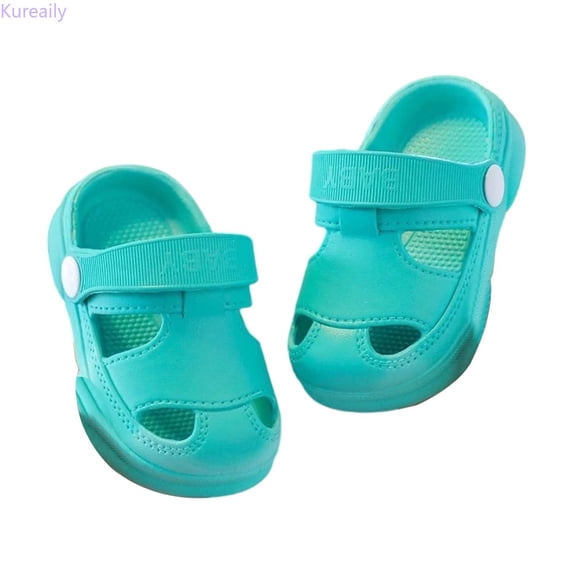 Kureaily Boys Slippers For Toddlers And Kids Soft Comfortable Closed Toe Shoes Indoor Outdoor Casual Ons For Daily Wear/ Size 4.5,6-9 Months(Green)
