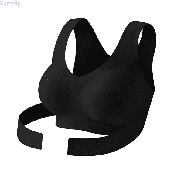 Kureaily Breathable Shaping Corrective Support Bra Front Closure Back Support Posture Comfort Push Up Bras