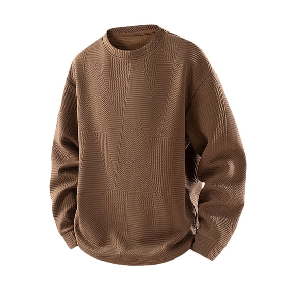 Kureaily Casual Crewneck Sweatshirt Long Sleeve Pullover Soft Blend Knit Top For Everyday Wear Comfort Fit Casual Hooded Sweatshirts