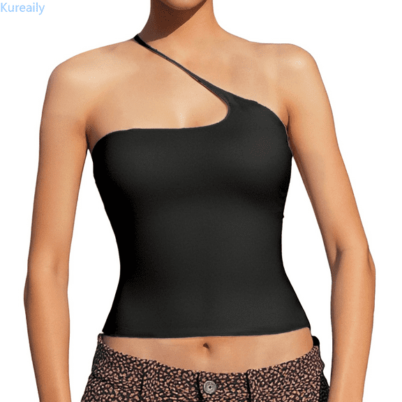 Kureaily Casual Girl Personality Small Suspender Top Basic Cotton Camisole