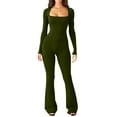 thumbnail image 1 of Kureaily Casual Jumpsuit For Women Dressy V Neck Sleeveless Spaghetti Straps Harem Long Pants Bib Overalls Women Casual Jumpsuit, 1 of 3