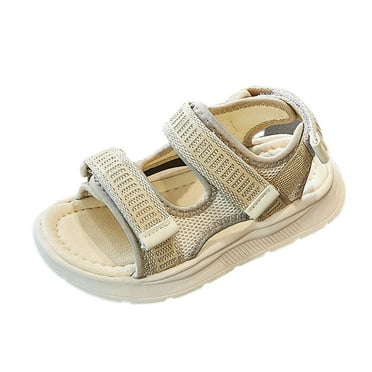 Kureaily Children Open Toe Sandals Summer Solid Beach Shoes Girls Hollow Out Simple Sandals 26