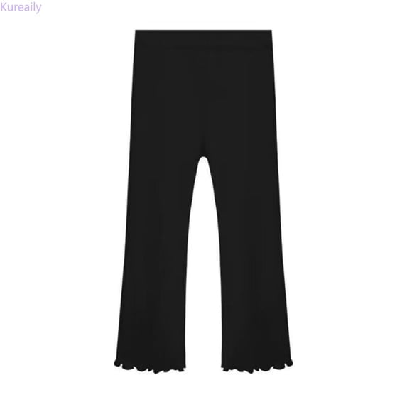 Kureaily Children's Bottom Pants Summer Thin Ice Silk Pants Style Little Girl Casual Pants Versatile Western Style Pants 18-24 Months