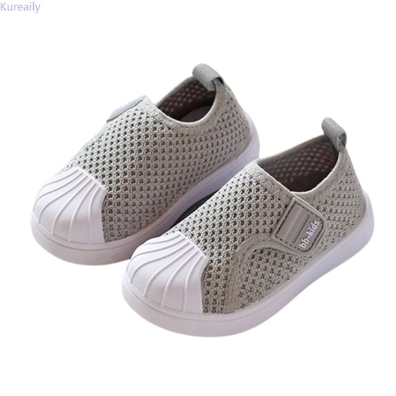 Kureaily Children's Spring And Autumn Children's Board Shoes Comfortable Soft Sole Mesh Breathable Sports Shoes For Boys And Girls 16.5cm