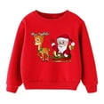 Kureaily Christmas Kids Child Baby Boys Girls Letter Long Sleeve Cute