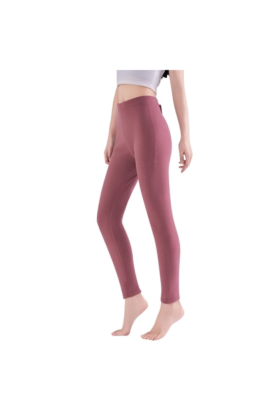 Fleece Lined High Waist Thermal Leggings Soft Warm Winter Base Layer Pants For Cold Weather Comfort And Everyday Wear Work Casual Legging