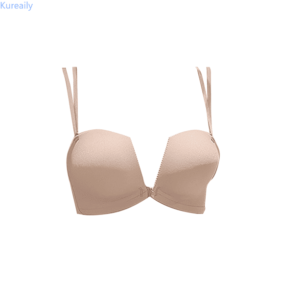 Kureaily Front Closure Bra For Women Enhancing Small Bust Anti Sagging Beautiful Back Wire Lightweight Summer Bra Womens Push Up Bras