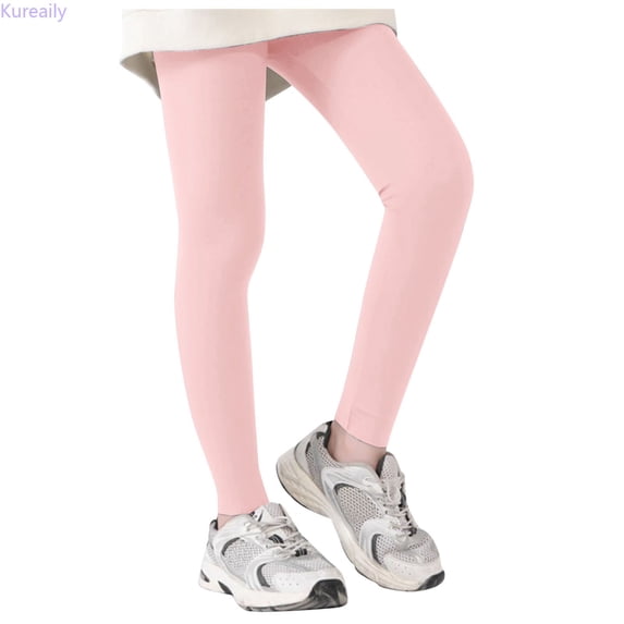 Kureaily Girls Athletic Leggings Kids Dance Running Yoga Pants Workout Dance Tights 5-6 Years