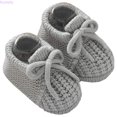 thumbnail image 1 of Kureaily Girls First Walking Shoes Soft Sole Knit Booties With Bow For Winter Indoor Outdoor Suitable For 0 12 Months 0-3 Months, 1 of 4