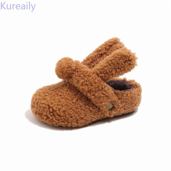 Kureaily Girls Lined Winter Clogs On Shoes With Soft Comfort Footbed For Indoor Outdoor Cozy Wear 9-9.5 Years