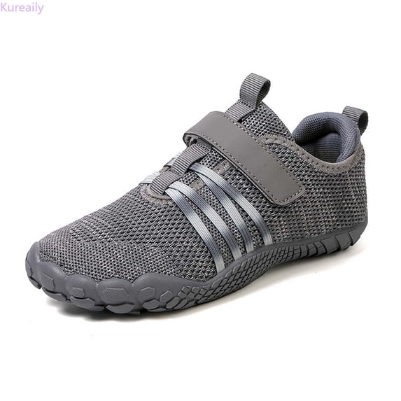 Kureaily Girls Outdoor Hiking Sneakers Sports Shoes For Kids Lightweight Traction Shoes For Ages 5 14 8-9 Years