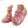 thumbnail image 1 of Kureaily Girls Slippers Winter Warm Indoor Shoes For Toddlers Kids Soft Comfortable Cute Cartoon Design For School Casual Wear/ Size 11.5,5-5.5 Years(Pink), 1 of 5