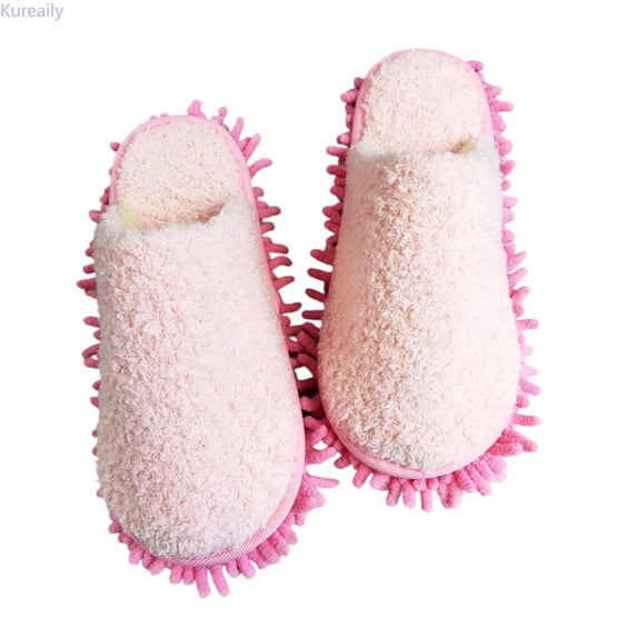 Kureaily Girls Winter Slippers For Kids Comfortable And Easy To Wear Toddler Shoes Detachable Design For Cleaning Ideal For Home Use 7-8 Years