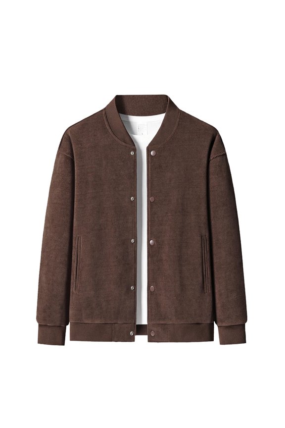 Heavyweight Corduroy Baseball Jacket Men's Hoodie Jacket Men's
