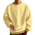 thumbnail image 1 of Kureaily Hoodless Sweatshirt Pullover Long Sleeve Crewneck Casual Athletic Top For Streetwear Gym Workout Comfortable Hoodie Pullover Sweatshirts, 1 of 4