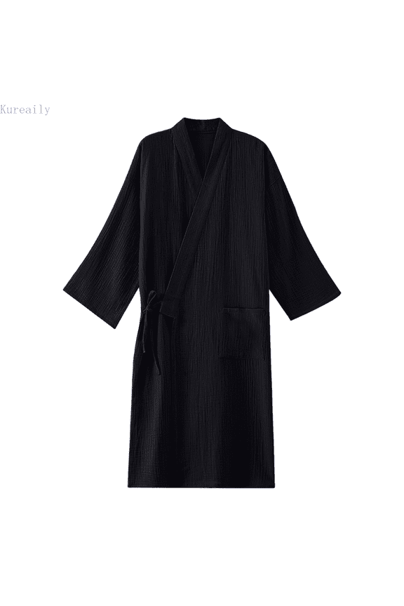 Japanese Couples Robe And Kimono Men's Large Size Lace Up Hanbok Yukata Sweating Clothes Mens Pajama Set