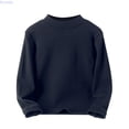 thumbnail image 1 of Kureaily Kids Baby Boys Girls Shirts High Collar Soft T Shirt Unisex Long Sleeve Tee Tops 5-6 Years, 1 of 4