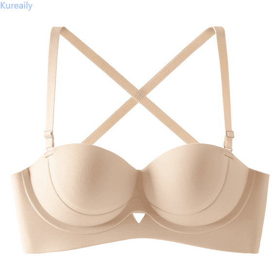 Kureaily Light Surface No No Steel Ring Underwear Female Small Chest Gathered Spring And Summer Bra Comfortable Everyday Bras