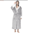 thumbnail image 1 of Kureaily Male Casual Solid Patchwork Hooded Leisure Wear Drawstring Three Quarter Sleeve Bathrobe Pajamas Short Sleeve Sleepwear, 1 of 4