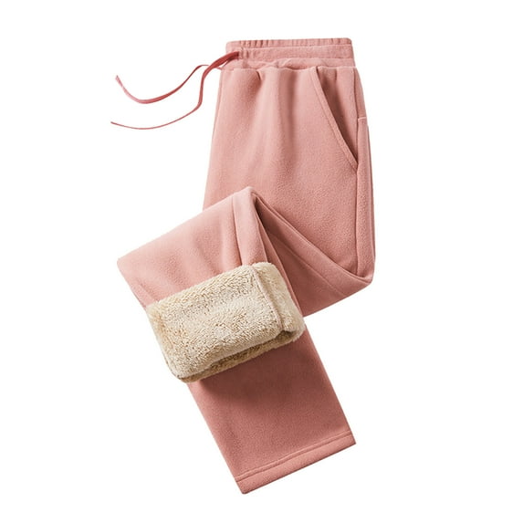 Kureaily Male Winter Warm And Loose Straight Sports Casual Pants