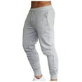 thumbnail image 1 of Kureaily Men Pants Casual Sweatpants Jogger Open Bottom Lounge Pants with Pockets, 1 of 4