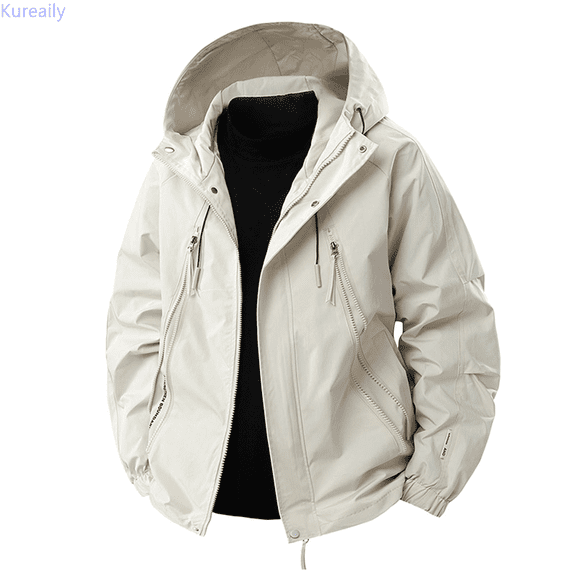 Kureaily Men's And Women's Spring And Autumn Outdoor Jackets Mountaineering Jackets Warm Coat