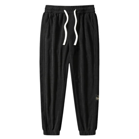 Kureaily Men's Casual Corduroy Pants Comfortable Relaxed Fit Stretchable Soft Breathable Trousers For Daily Wear And Outdoor Activities