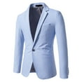 thumbnail image 1 of Kureaily Men's Casual Fashion Casual Slim One Single Suit Jacket, 1 of 8